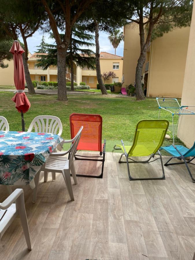 T2 Rdc A Canet En Roussillon Europa 4 Pers ,Piscine,Clim, Tennis, Parking Buitenkant foto