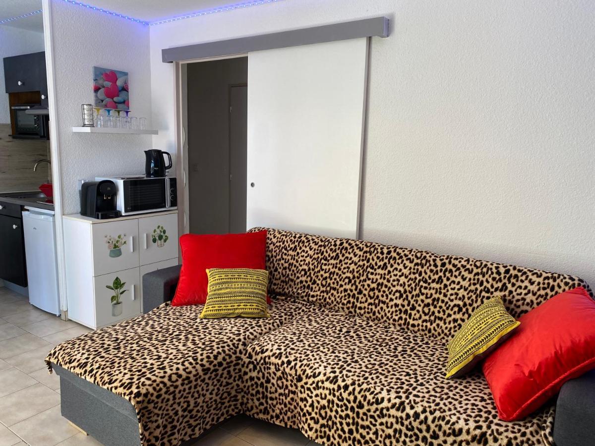 T2 Rdc A Canet En Roussillon Europa 4 Pers ,Piscine,Clim, Tennis, Parking Buitenkant foto
