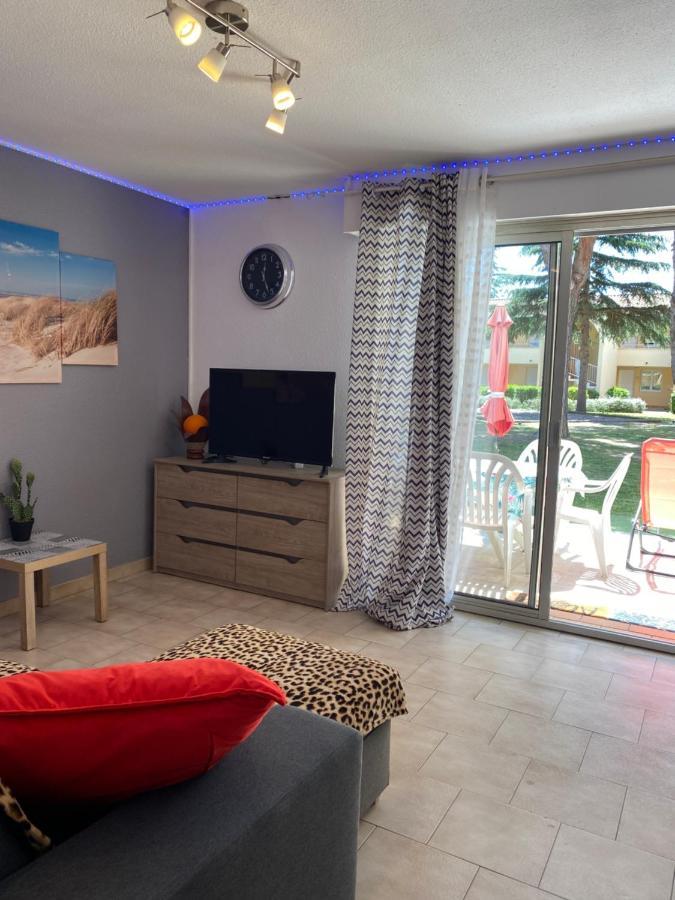 T2 Rdc A Canet En Roussillon Europa 4 Pers ,Piscine,Clim, Tennis, Parking Buitenkant foto