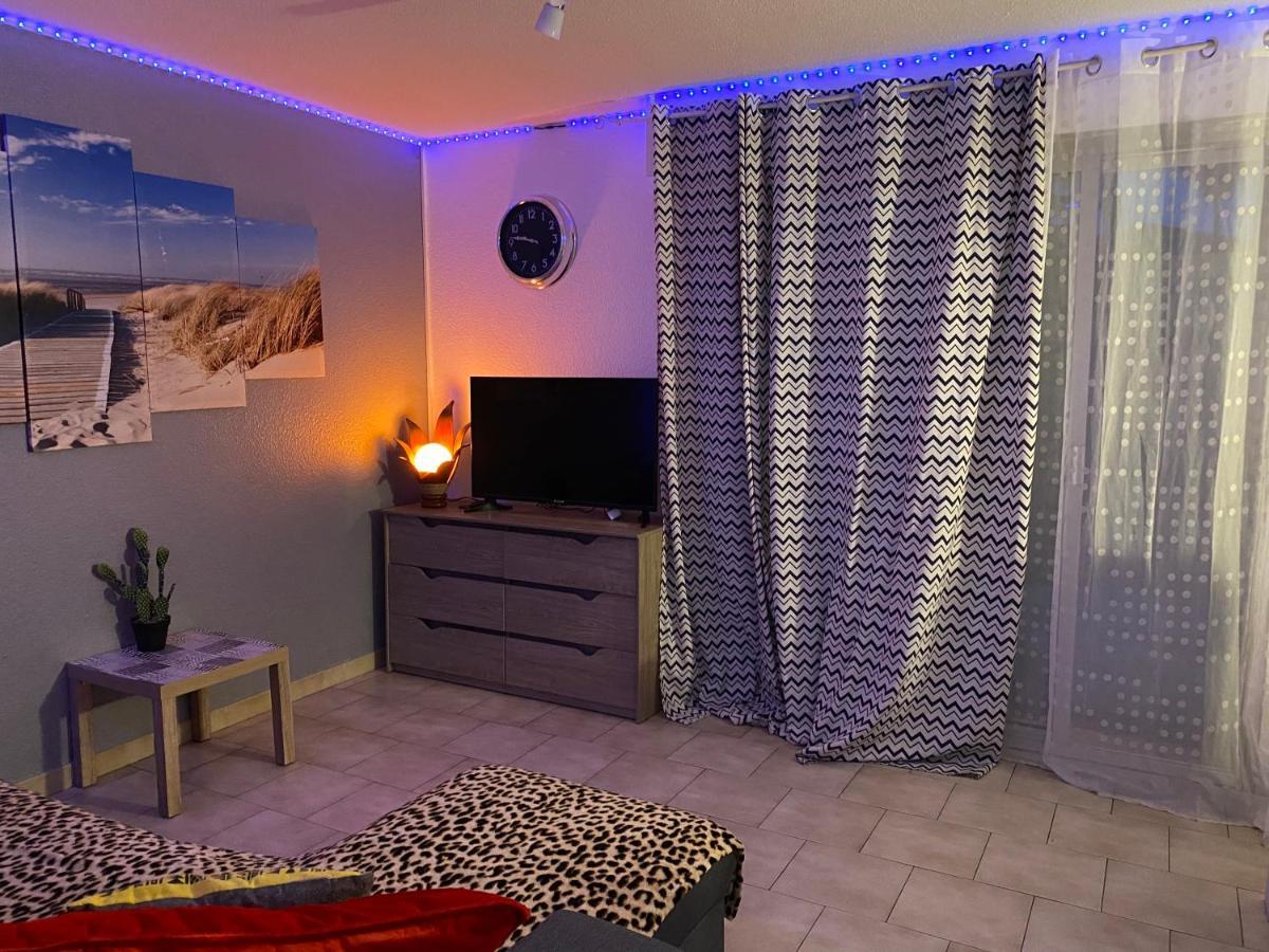 T2 Rdc A Canet En Roussillon Europa 4 Pers ,Piscine,Clim, Tennis, Parking Buitenkant foto