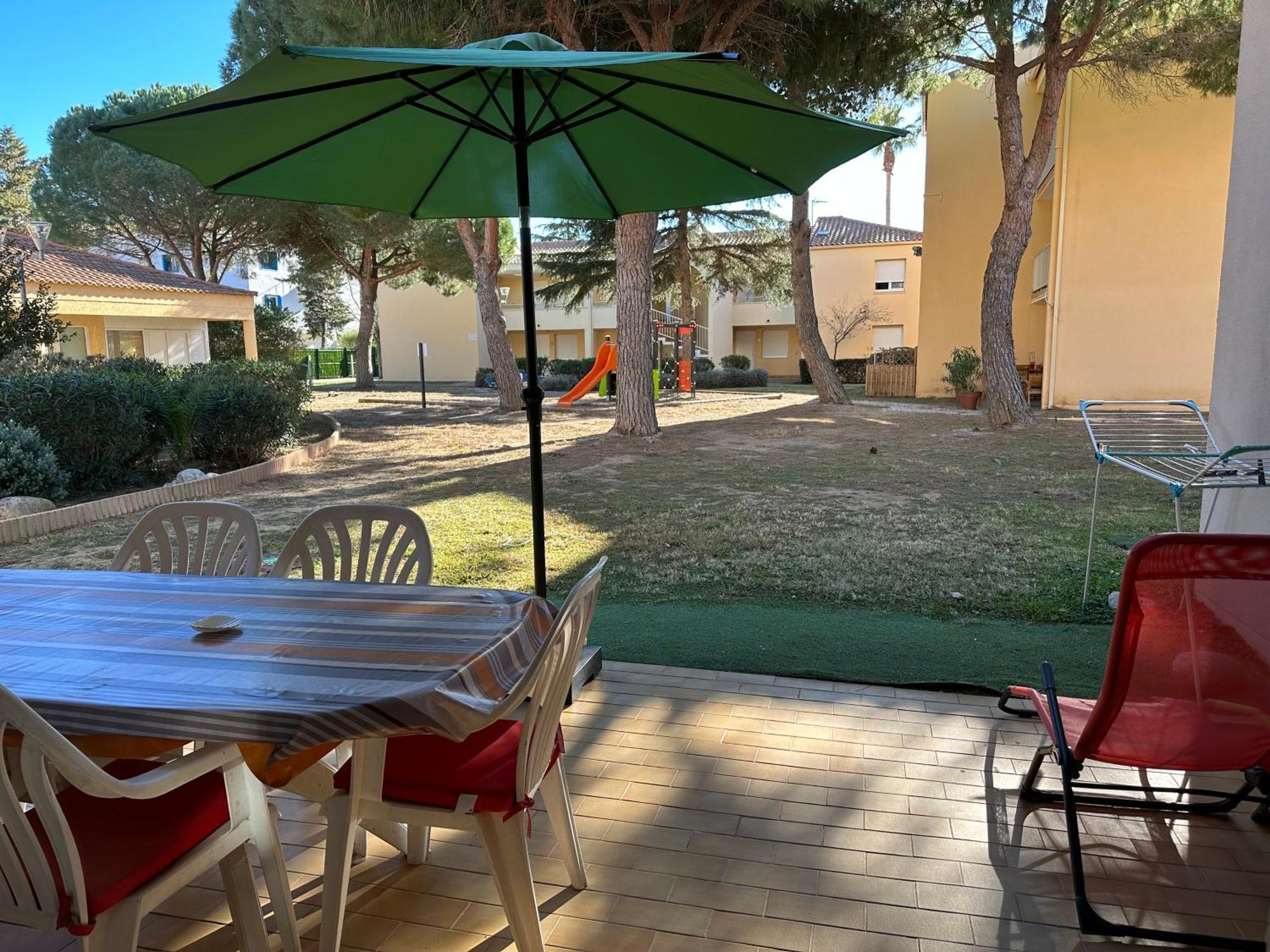 T2 Rdc A Canet En Roussillon Europa 4 Pers ,Piscine,Clim, Tennis, Parking Buitenkant foto