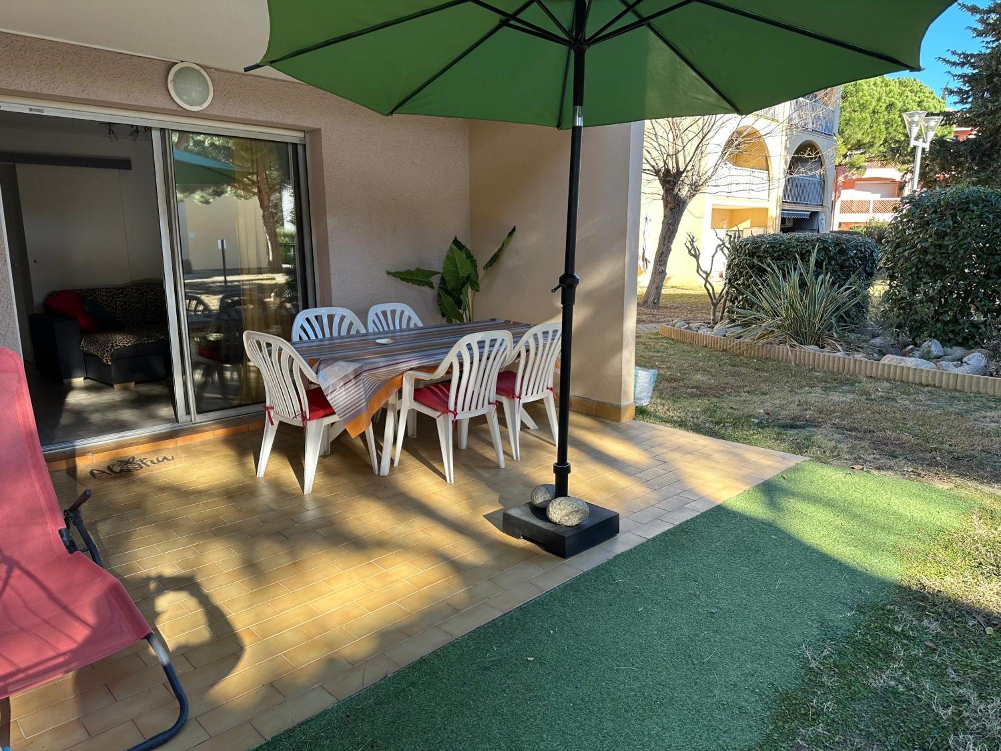 T2 Rdc A Canet En Roussillon Europa 4 Pers ,Piscine,Clim, Tennis, Parking Buitenkant foto