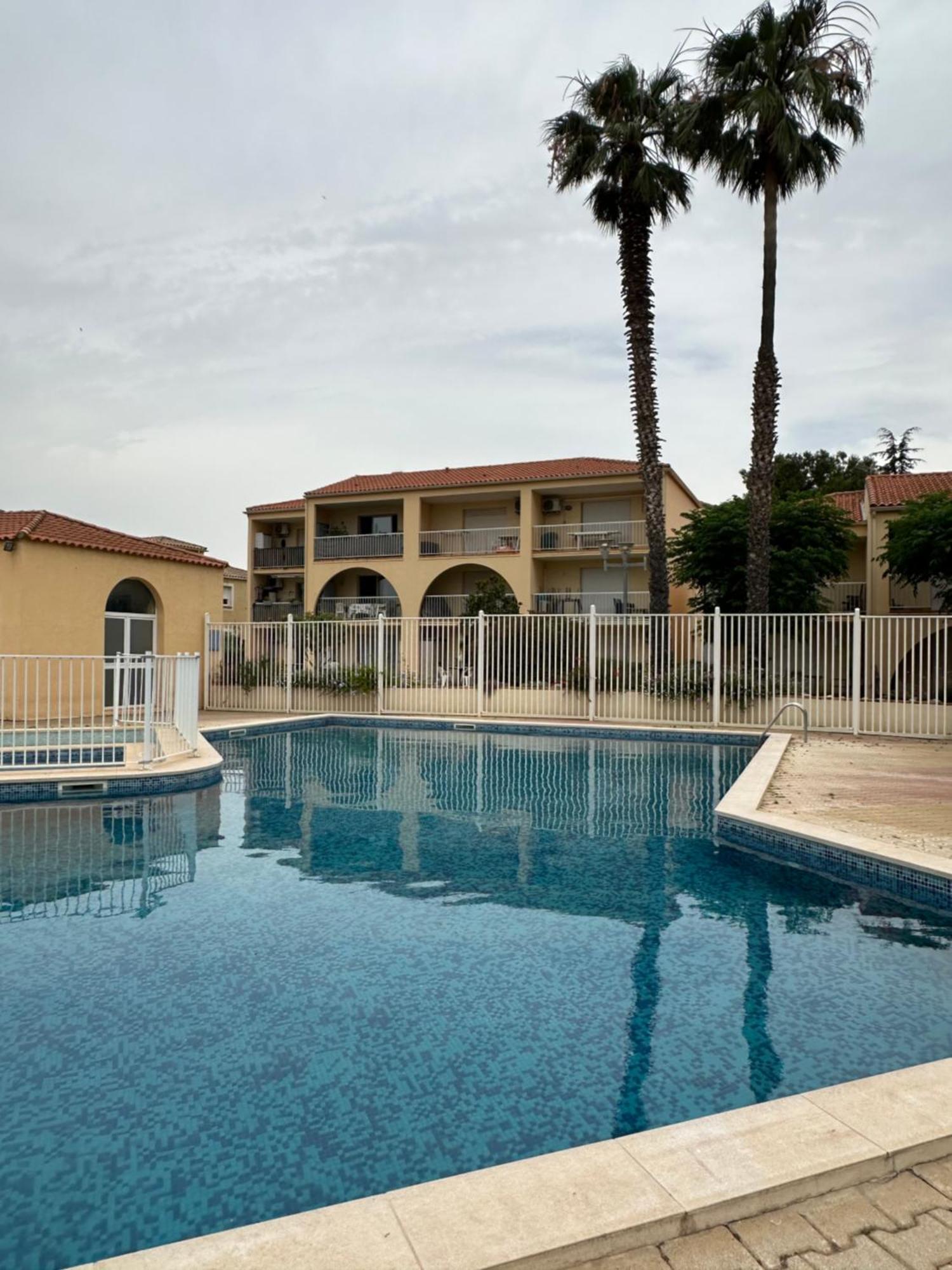 T2 Rdc A Canet En Roussillon Europa 4 Pers ,Piscine,Clim, Tennis, Parking Buitenkant foto