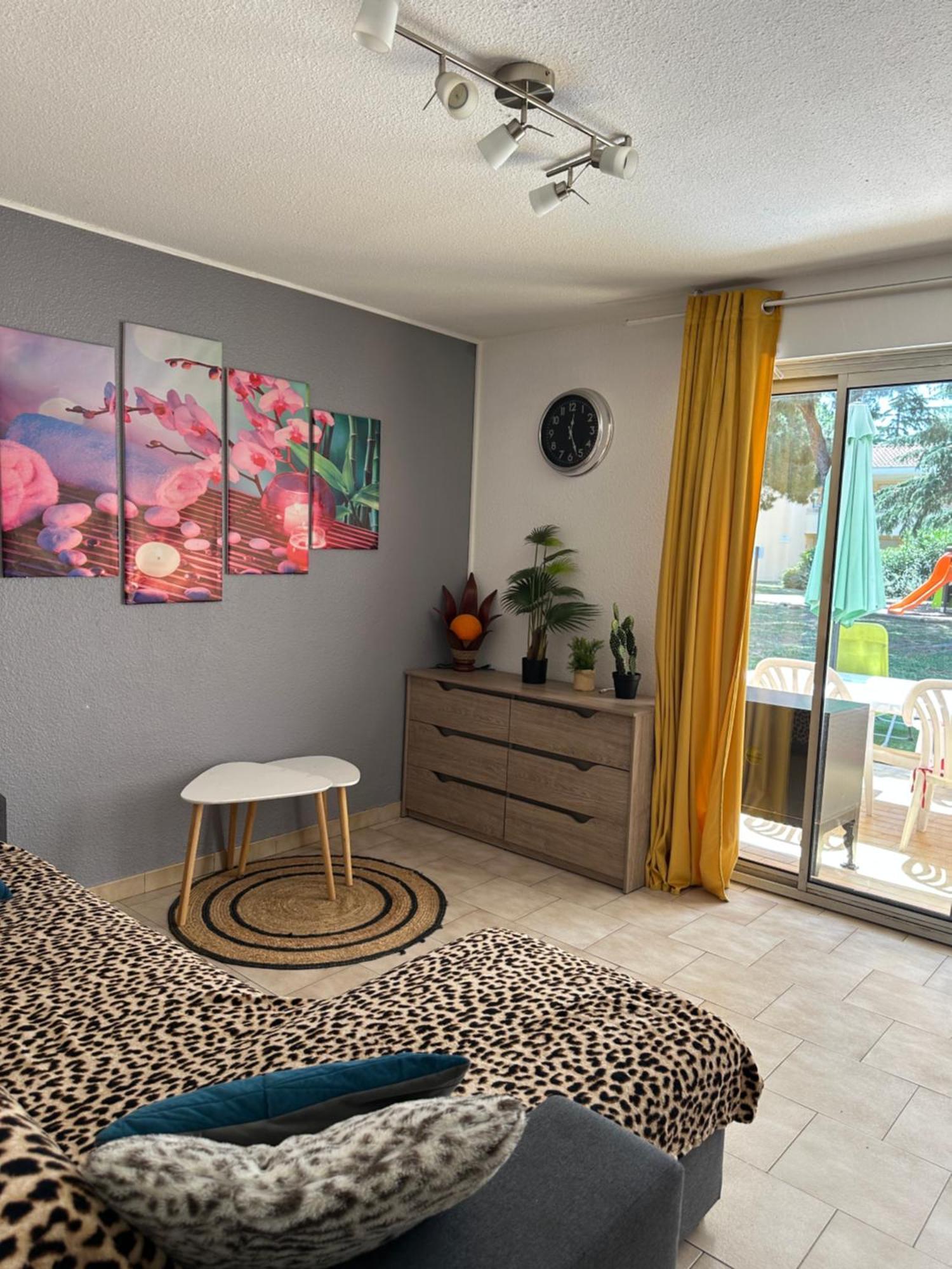T2 Rdc A Canet En Roussillon Europa 4 Pers ,Piscine,Clim, Tennis, Parking Buitenkant foto